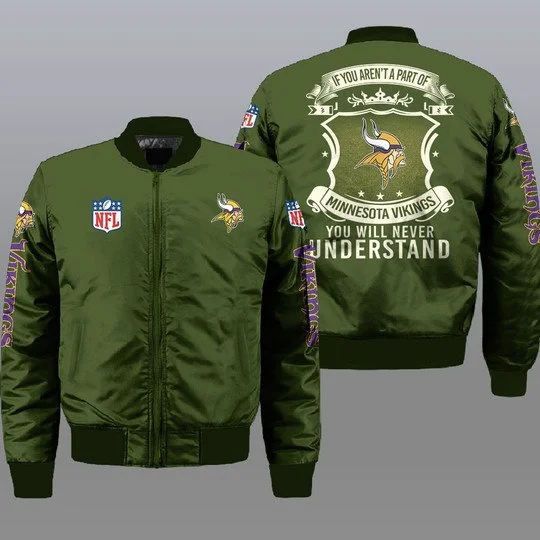 Minnesota Vikings Bomber Jacket Full Size GB31