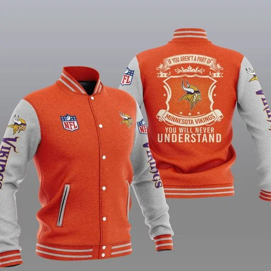 Minnesota Vikings Baseball Jacket VO29