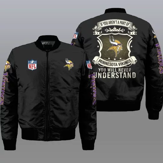 Minnesota Vikings Bomber Jacket Full Size GS13