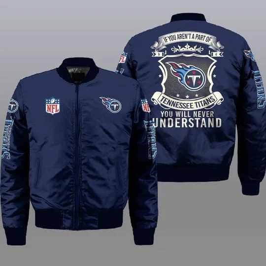 Tennessee Titans Bomber Jacket Full Size QM28