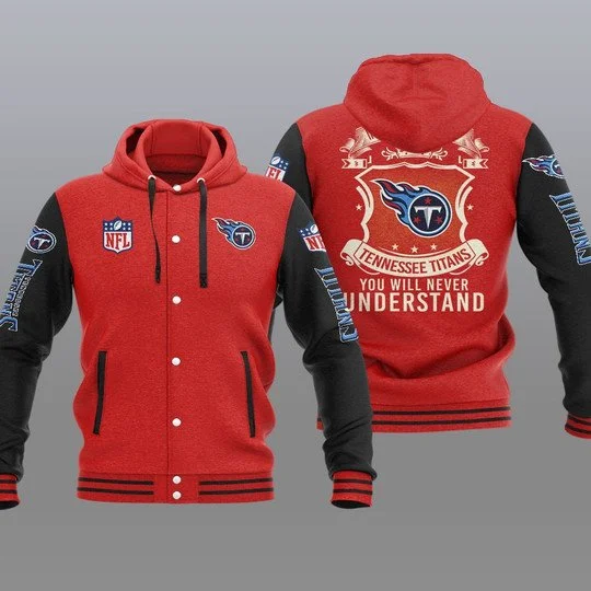 Tennessee Titans Baseball Jacket XU47 - Image 2