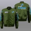Detroit Lions Bomber Jacket Full Size IY83