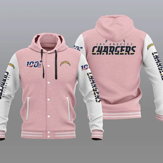 Los Angeles Chargers Baseball Jacket RQ94 - Image 2