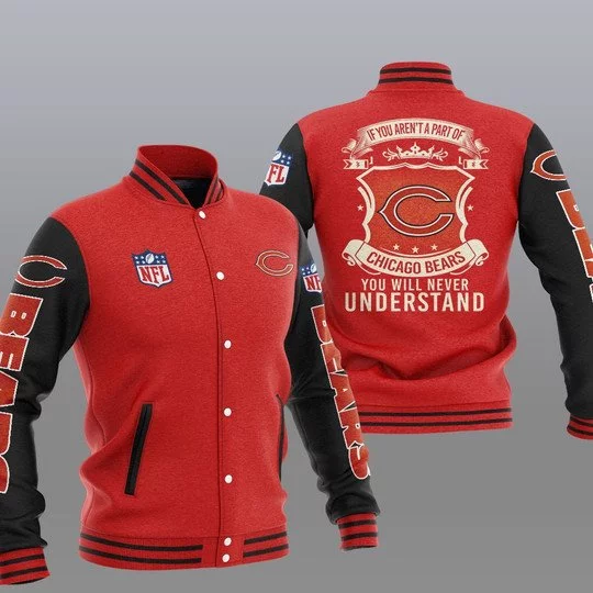 Chicago Bears Baseball Jacket YR99