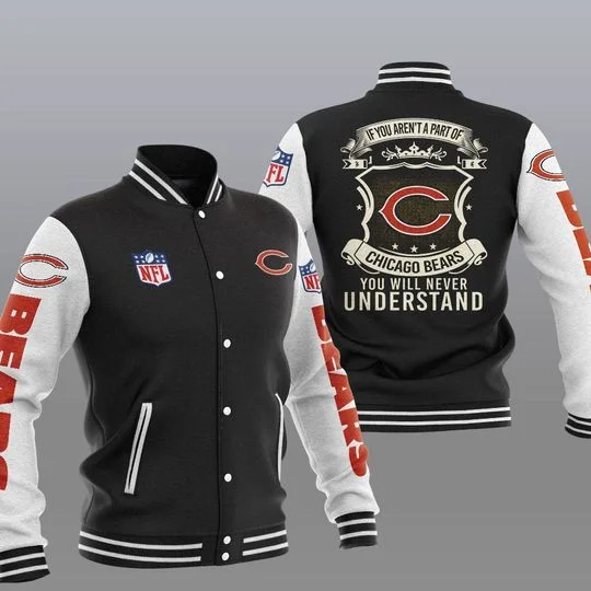 Chicago Bears Baseball Jacket RN88