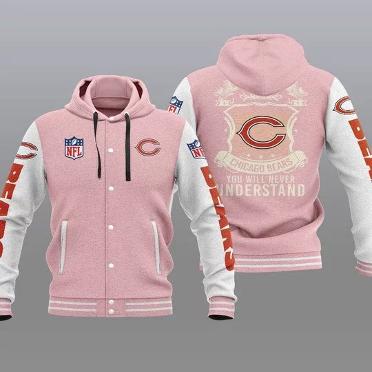 Chicago Bears Baseball Jacket BL99 - Image 2