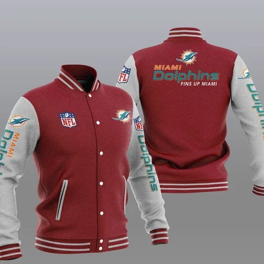 Miami Dolphins Baseball Jacket XU33
