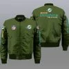 Miami Dolphins Bomber Jacket Full Size MP26