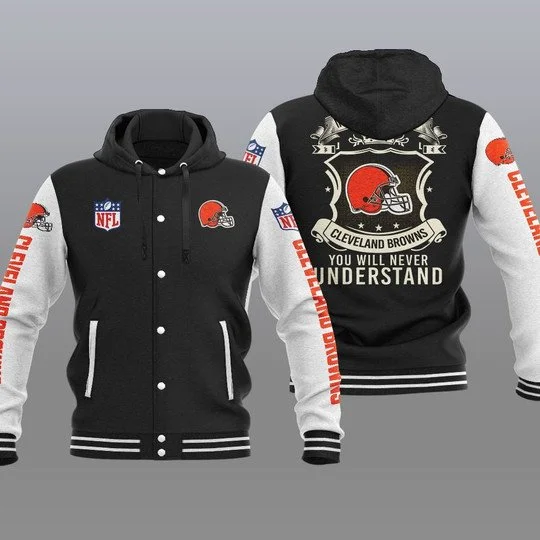 Cleveland Browns Baseball Jacket RW48 - Image 2