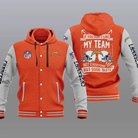 Los Angeles Chargers Baseball Jacket UY64 - Image 2