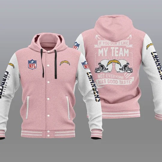 Los Angeles Chargers Baseball Jacket MU33 - Image 2