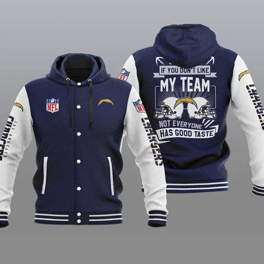 Los Angeles Chargers Baseball Jacket IX43 - Image 2