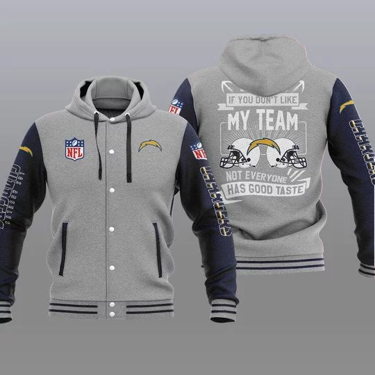 Los Angeles Chargers Baseball Jacket IO18 - Image 2