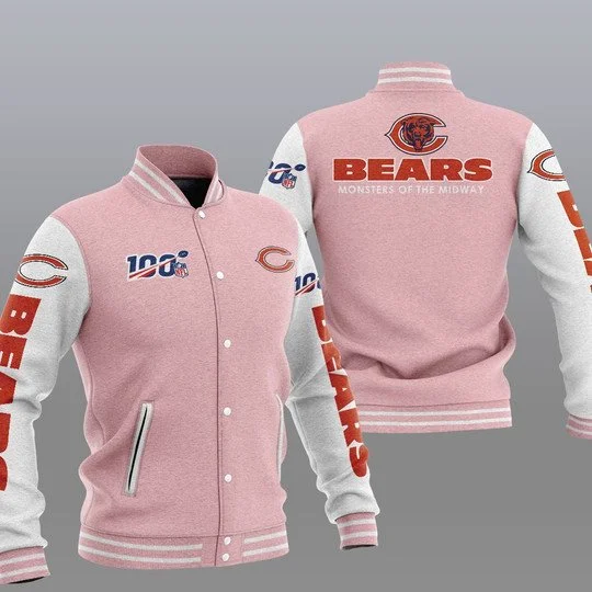 Chicago Bears Baseball Jacket TM83