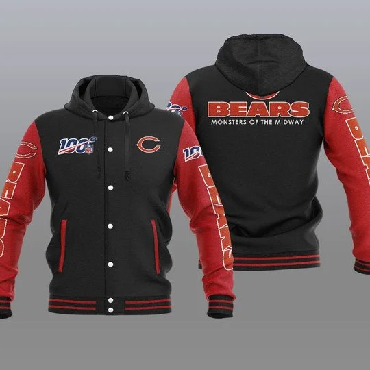 Chicago Bears Baseball Jacket TN77 - Image 2