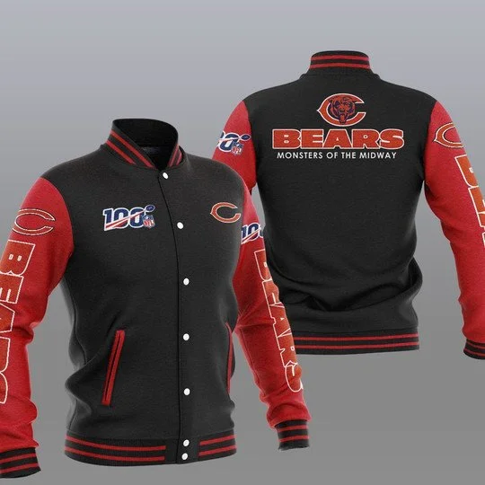 Chicago Bears Baseball Jacket TN77