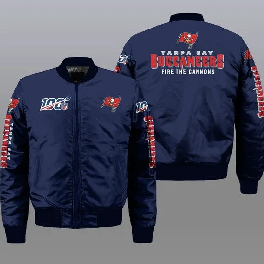Tampa Bay Buccaneers Bomber Jacket Full Size IK29