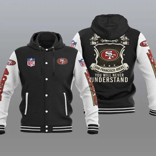 San Francisco 49ers Baseball Jacket UN10 - Image 2