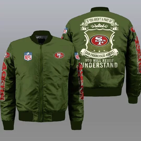San Francisco 49ers Bomber Jacket Full Size PB81