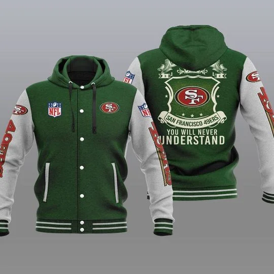 San Francisco 49ers Baseball Jacket JK37 - Image 2