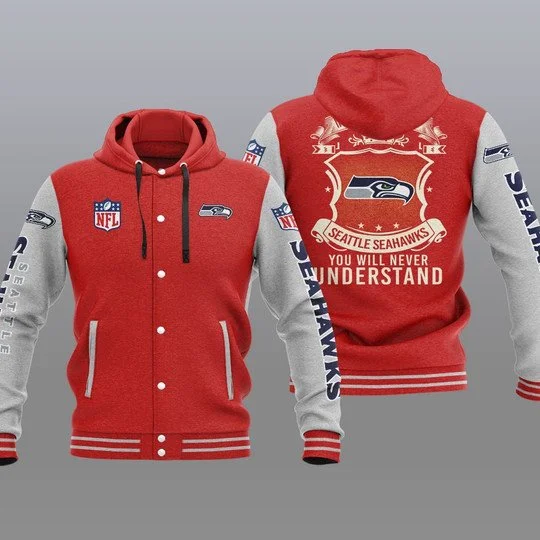 Seattle Seahawks Baseball Jacket GW71 - Image 2