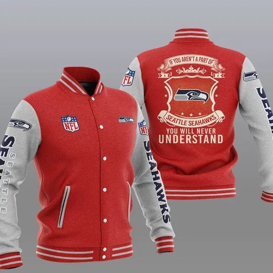 Seattle Seahawks Baseball Jacket GW71