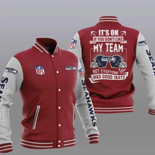 Seattle Seahawks Baseball Jacket MX83