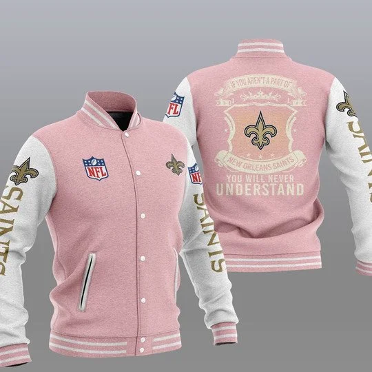 New Orleans Saints Baseball Jacket FI22