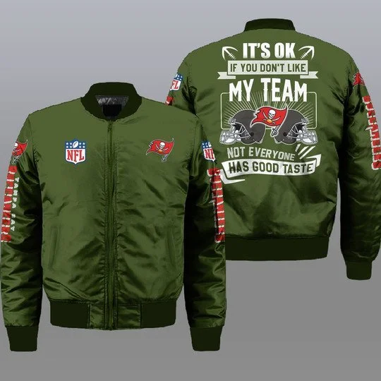 Tampa Bay Buccaneers Bomber Jacket Full Size TY26