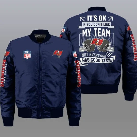 Tampa Bay Buccaneers Bomber Jacket Full Size RM23