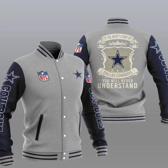 Dallas Cowboys Baseball Jacket QM12