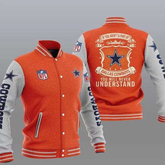 Dallas Cowboys Baseball Jacket PZ83
