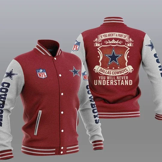 Dallas Cowboys Baseball Jacket QL09
