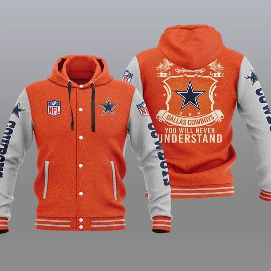 Dallas Cowboys Baseball Jacket PZ83 - Image 2