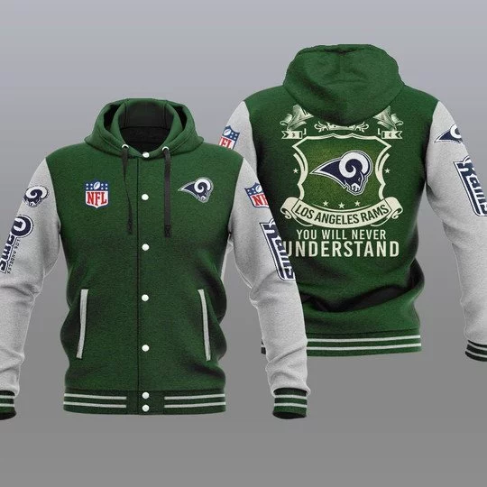 Los Angeles Rams Baseball Jacket MS83 - Image 2