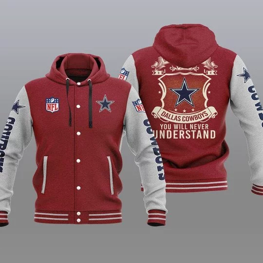 Dallas Cowboys Baseball Jacket QL09 - Image 2