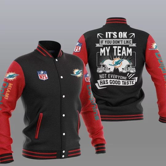 Miami Dolphins Baseball Jacket XJ84