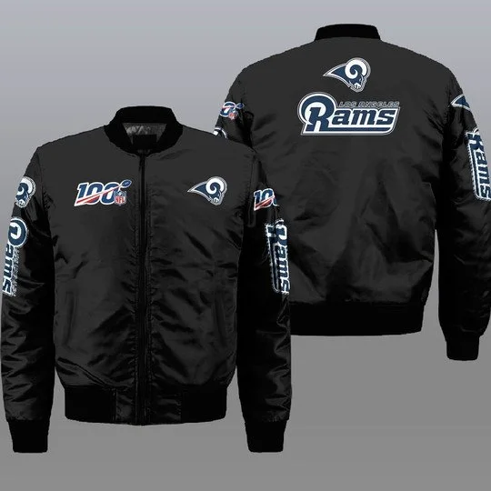 Los Angeles Rams Bomber Jacket Full Size CI98