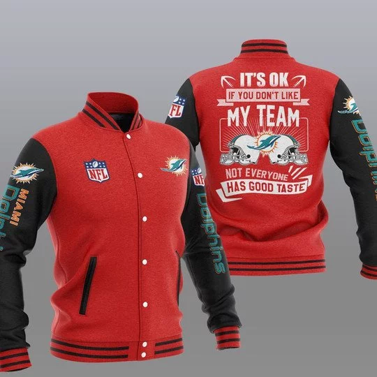 Miami Dolphins Baseball Jacket RN73
