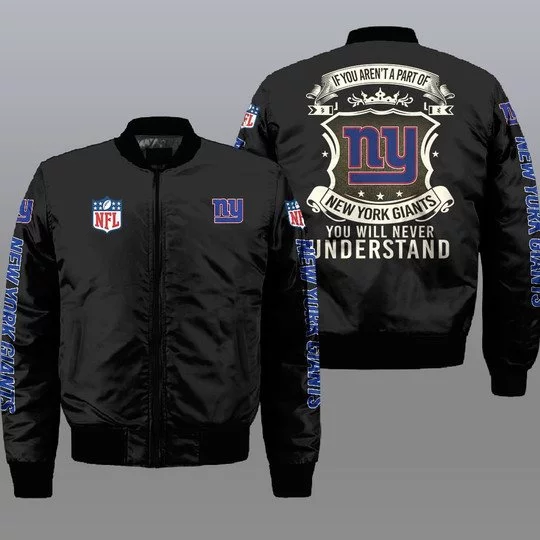 New York Giants Bomber Jacket Full Size CU18