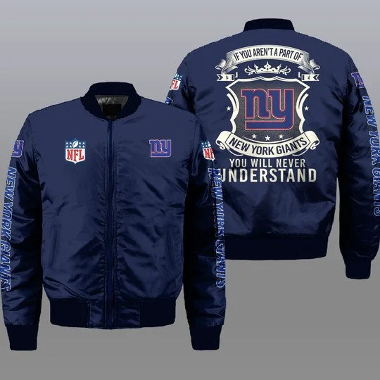 New York Giants Bomber Jacket Full Size ND24