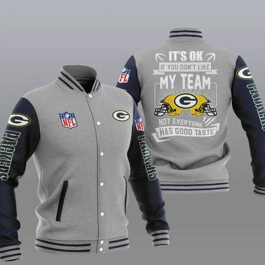 Green Bay Packers Baseball Jacket IC37