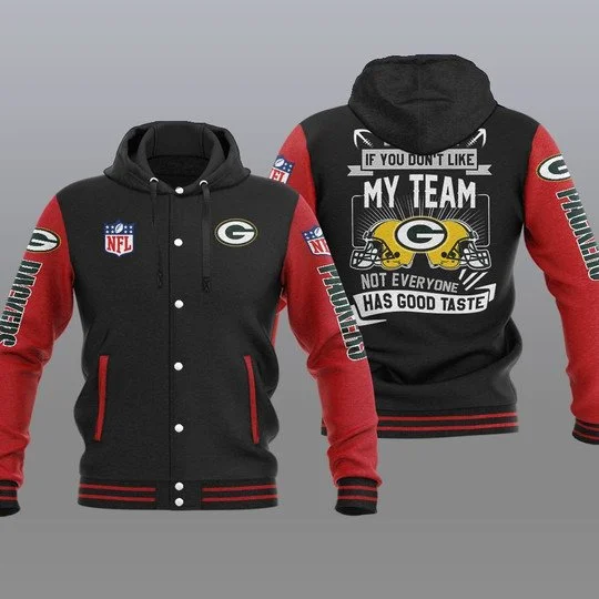 Green Bay Packers Baseball Jacket FN28 - Image 2
