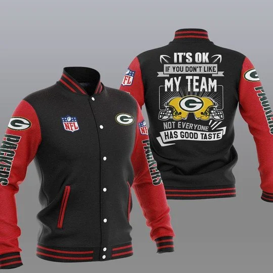 Green Bay Packers Baseball Jacket FN28