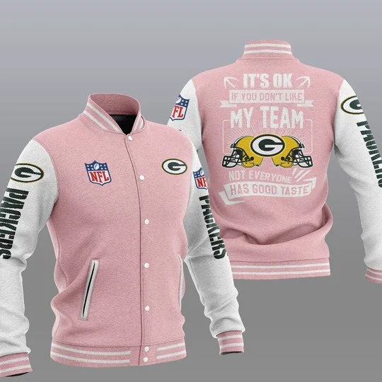 Green Bay Packers Baseball Jacket YC37