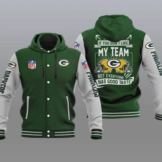 Green Bay Packers Baseball Jacket QQ11 - Image 2