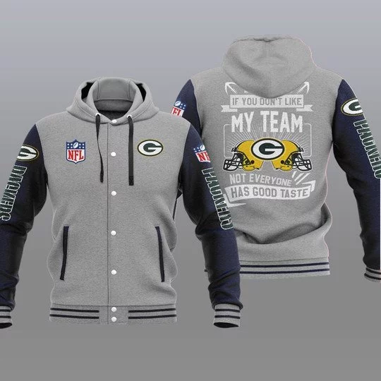 Green Bay Packers Baseball Jacket IC37 - Image 2