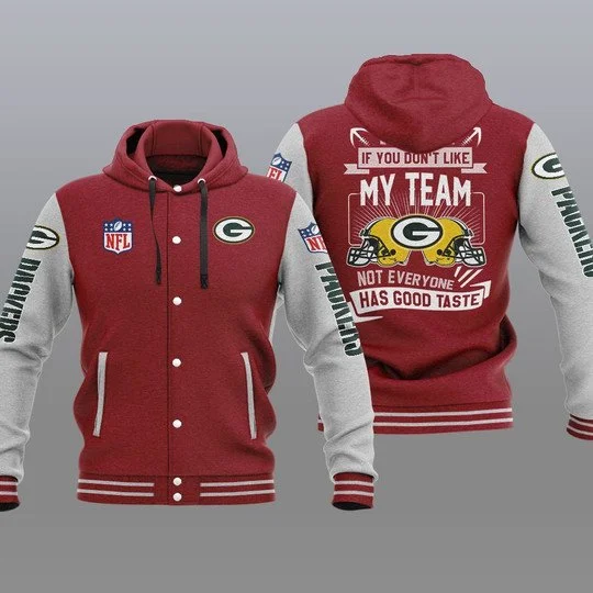 Green Bay Packers Baseball Jacket PA22 - Image 2