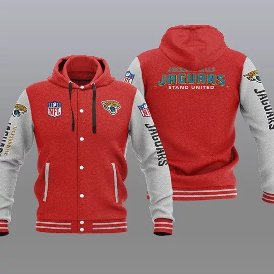 Jacksonville Jaguars Baseball Jacket TZ48 - Image 2