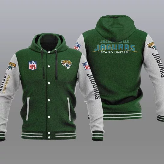 Jacksonville Jaguars Baseball Jacket IK49 - Image 2